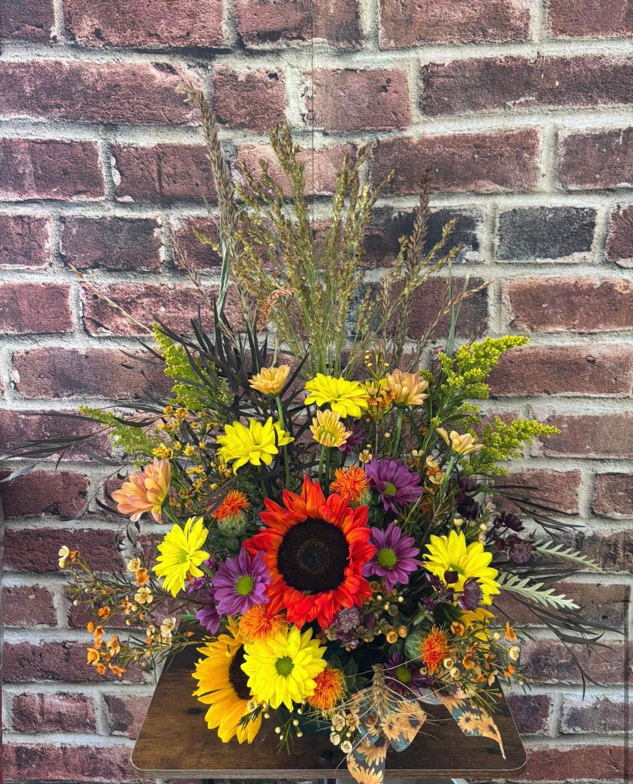 Burning Sunflower Bouquet