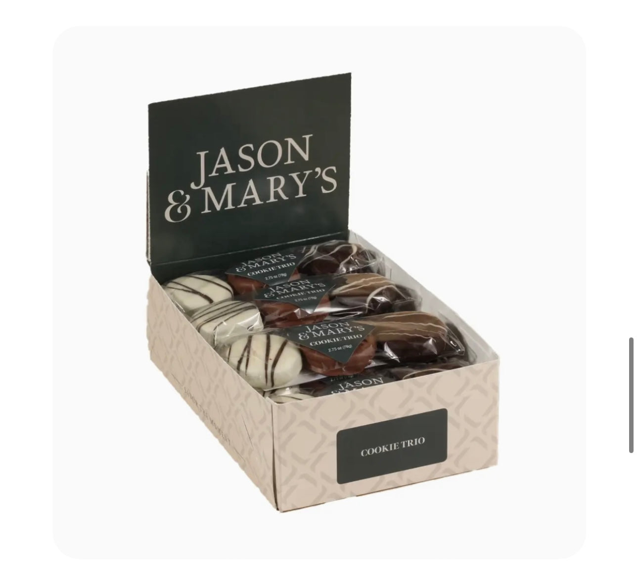 Jason and Marys Cookie Trio